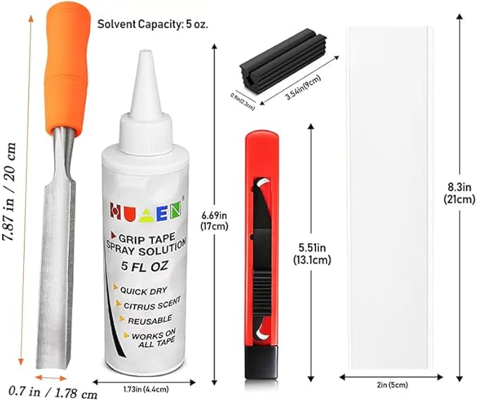Golf Grips Kit with Golf Grip Tapes Remover Tool, 13 Golf Grip Tape,Golf Grip Solvent, Rubber Vise Clamp and Hook Knife for Regripping Golf Club Grips, Golf Club Regripping Kit