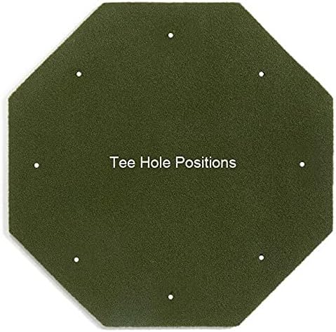 Premium Turf Indoor/Outdoor Golf Mat. Bonus Tray + 3 Tees