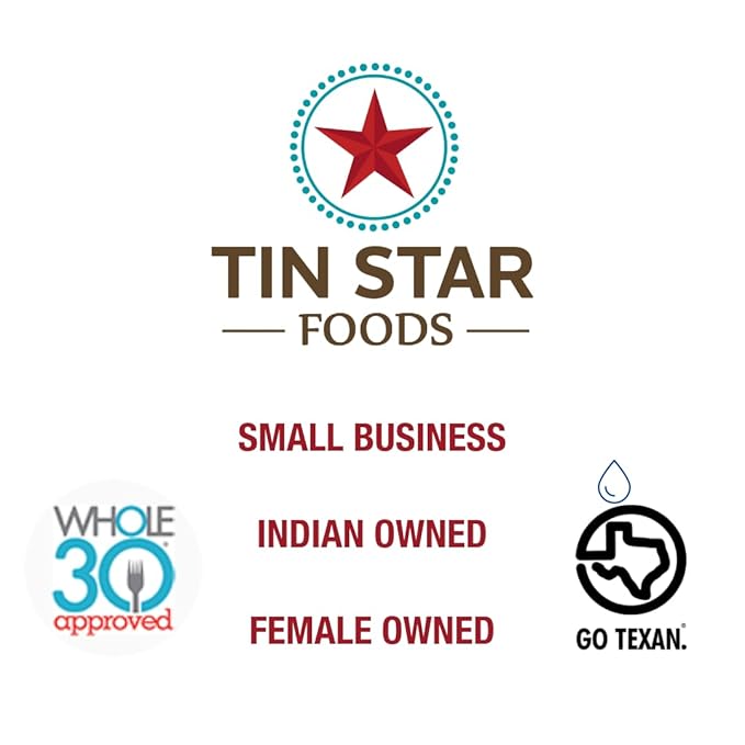 Tin Star Foods - 16 oz Certified Grassfed Traditional Desi Ghee GLASS JAR. Made in kettles and hand filtered in Dallas Texas. Indian owned brand
