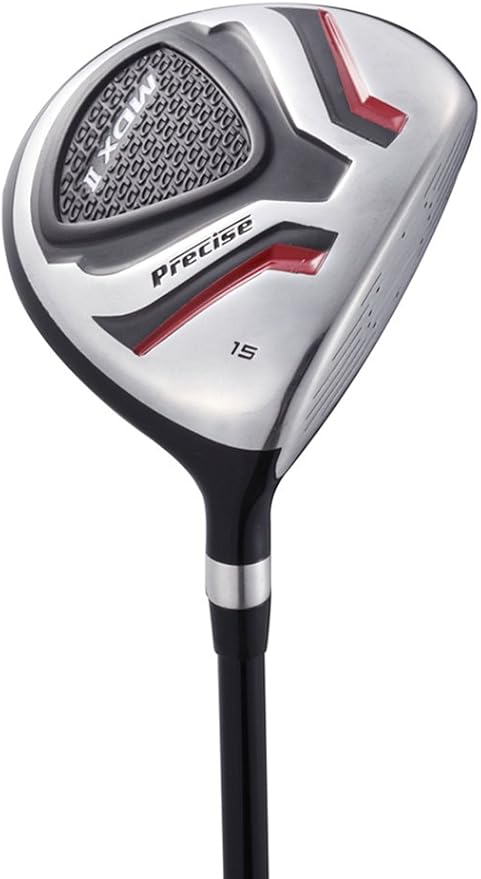 Precise Teen Golf Club Set for Ages 13-16 - Right/Left Hand Youth Golf Clubs with Titanium Driver, Stainless Steel Hybrid, 7-PW Irons, Putter, Stand Bag & 3 Headcovers - Graphite/Steel Shafts