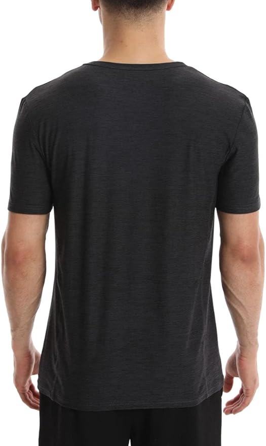 Different Touch Men’s Active Workout Quick Dry Crew Neck Short Sleeve T-Shirts