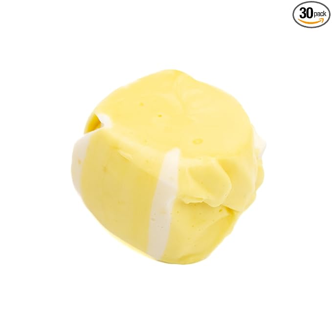 Taffy Shop Zest Friends Forever, Lemon Salt Water Taffy – Gourmet Soft Chewy Candy, Bulk Sweet Snack, Fresh Gift & Gluten-Free, 60 Individually Wrapped Pieces (14oz)