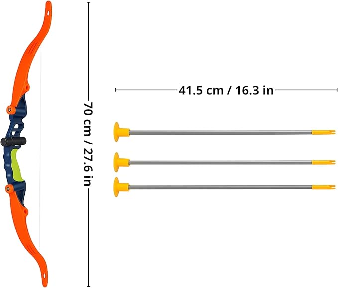 Archery Set for Kids — Toy Bow and Arrow with Laser Sight & Suction Cup Arrows – Indoor & Outdoor Activity, Gift for Boys Ages 3+