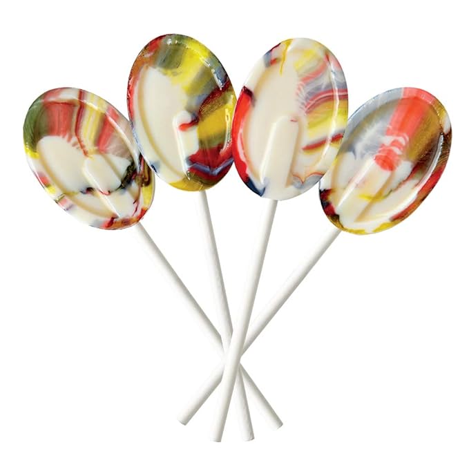 Dr. John’s Sugar Free Candy, Healthy Lollipops with Zero Sugar, Low Calorie Snacks, Keto Friendly Hard Candy Sweets, Berry Swirl, 10 Count, 3.2 OZ
