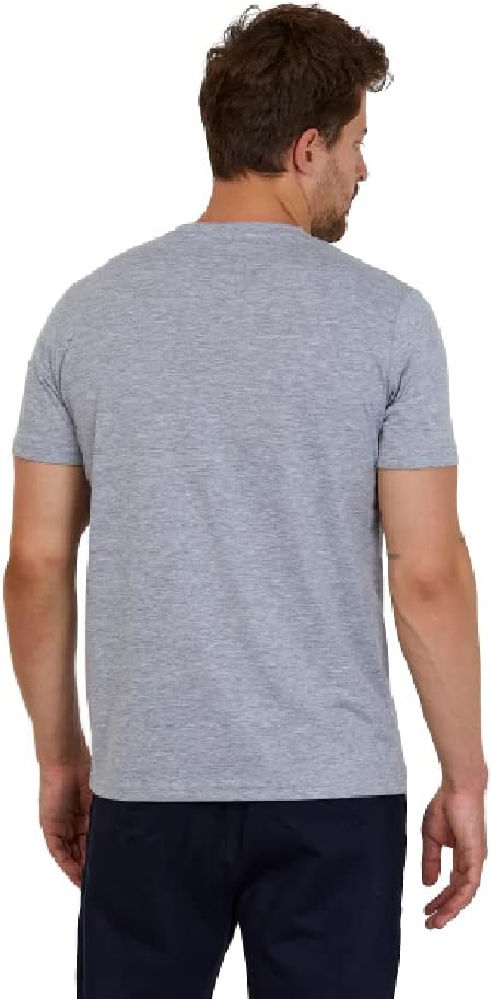 Men's Short Sleeve Crewneck T-Shirt 100% Cotton - Classic Colors - Breathable Mesh Fabric - Ideal for Sports & Everyday Wear