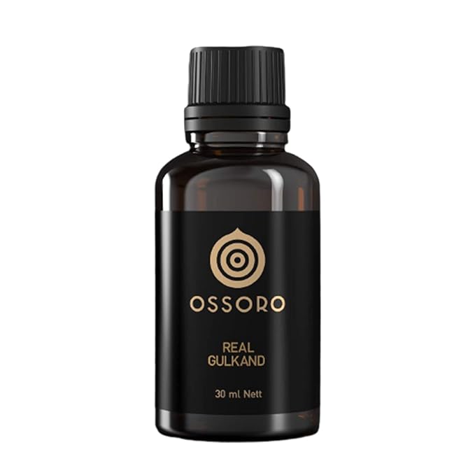 Ossoro Real Gulkand Flavour with 100% Vegetarian (1 Oz) | Food Flavoring | No Sugar Added, Non-GMO, Gluten-Free Flavors | Used to Make Cakes, Snacks, Ice creams, Candies, Baking & More