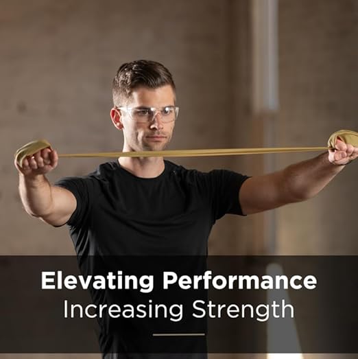THERABAND Resistance Bands, 6 Yard Roll Professional Latex Elastic Band For Upper Body, Lower Body, & Core Exercise, Physical Therapy, Pilates, At-Home Workouts, & Rehab, Gold, Max, Level 8