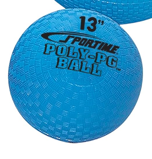 Sportime Poly Playground Ball - 13 inch - Blue
