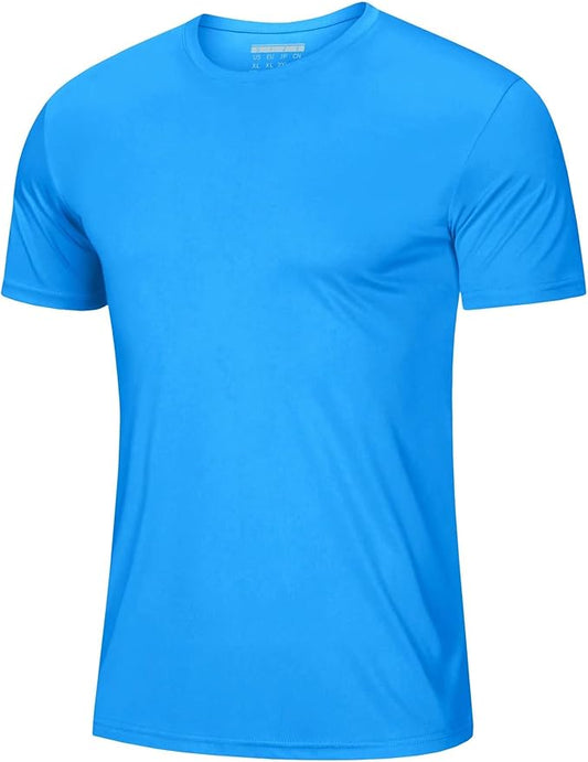 MAGCOMSEN Men's Short Sleeve UPF 50+ T-Shirt Quick Dry Rash Guard Athletic Running Swim Top Tee Performance Water Shirts