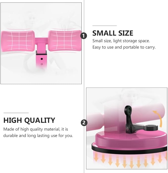 Portable Device Compact Sit up Exercise Equipment Dual Pole Abdominal Fitness Equipment