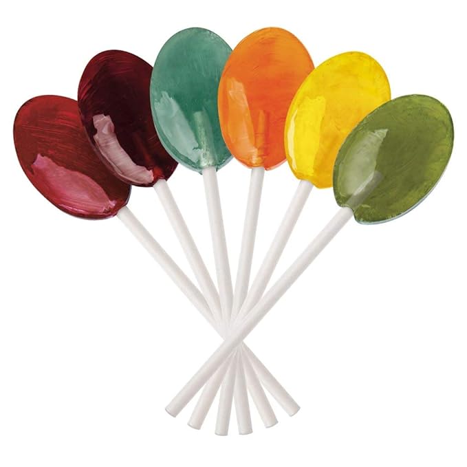 Dr. John’s Sugar Free Candy, Healthy Lollipops with Zero Sugar, Low Calorie Snacks, Keto Friendly Hard Candy Sweets, Classic Fruit, Oval, 60 Count, 1 LB