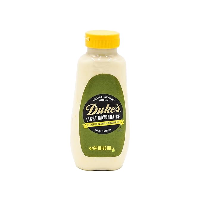 Duke’s Light Mayonnaise with Olive Oil Blend Squeeze Bottle – Smooth & Creamy, 11.5 Ounce (Pack of 6)