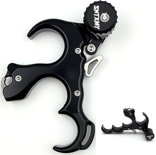 Bow Release for Compound Bow 360° Rotatable Thumb Release for Compound Bow Archery Trigger Release