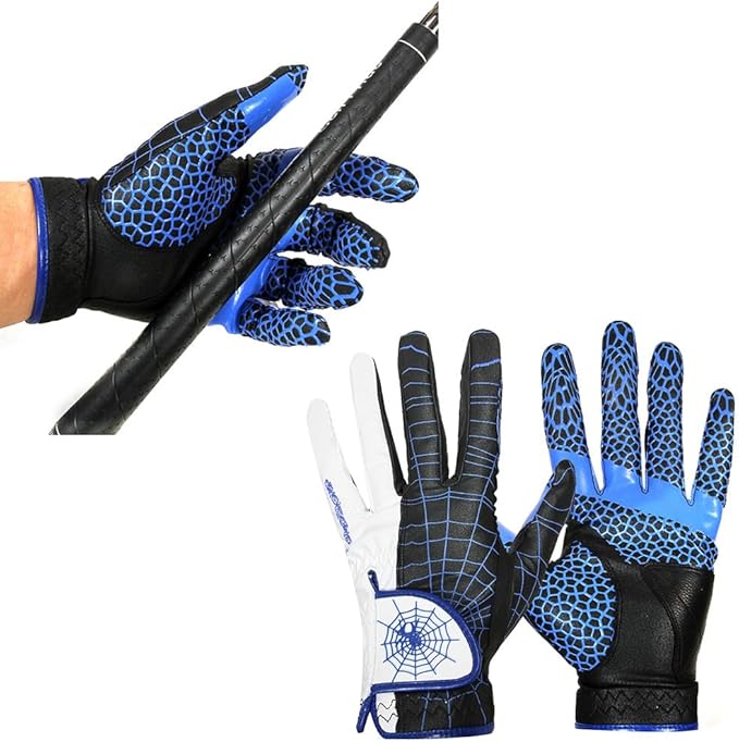 J&S Sporting Spider Grip Nonslip Golf Gloves for Men, Mens Golf Glove for Right Handed Golfer