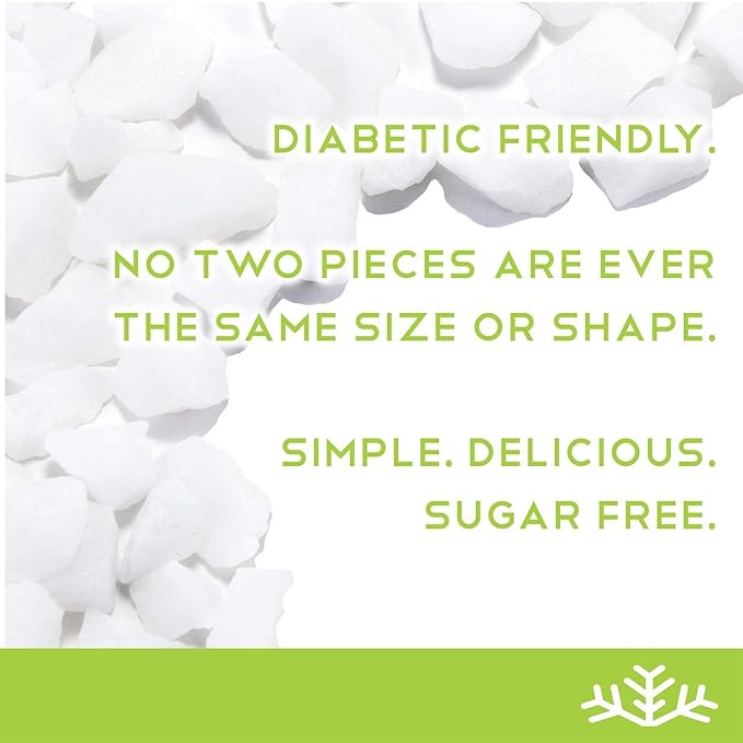 Spearmint KETO Xylitol Candy Chips (3-Pack) - SNØ 1.5oz Tin - Sugar-Free Candy With Only 2 Ingredients | Low Carbs, Diabetic-Friendly, Non-GMO, Vegan, GF & Kosher | Purest candy in the world!