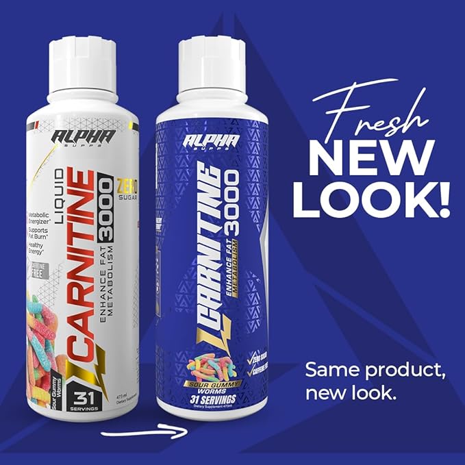 L Carnitine Liquid 3000 | Stimulant-Free L-Carnitine Supplement for Men & Women | Pre-Workout Energy Boost & Muscle Recovery | Zero Sugar, Fat, & Carbs | 31 Servings (Watermelon Candy)
