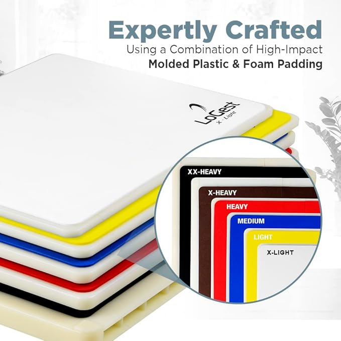 Logest Rebreakable Boards Martial Arts - Taekwondo Karate MMA Boards - Reusable Plastic Training Breaking Boards for Kids & Adults Available in 6 Levels of Difficulty Taekwondo Boards for Breaking