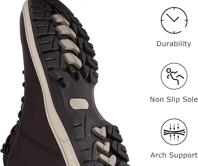 Mens Lightweight Hiking Boots Water Resistant Mid Ankle Work Casual Hiker Trekking Outdoor Boots Anti Slip Hiking Shoes