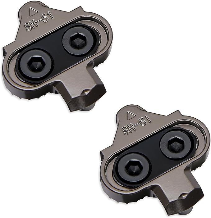 Bike Cleats Compatible with Shimano SPD SH51,for MTB Cleat Set Suitable for Men Women Indoor Mountain Outdoor Road Cycling