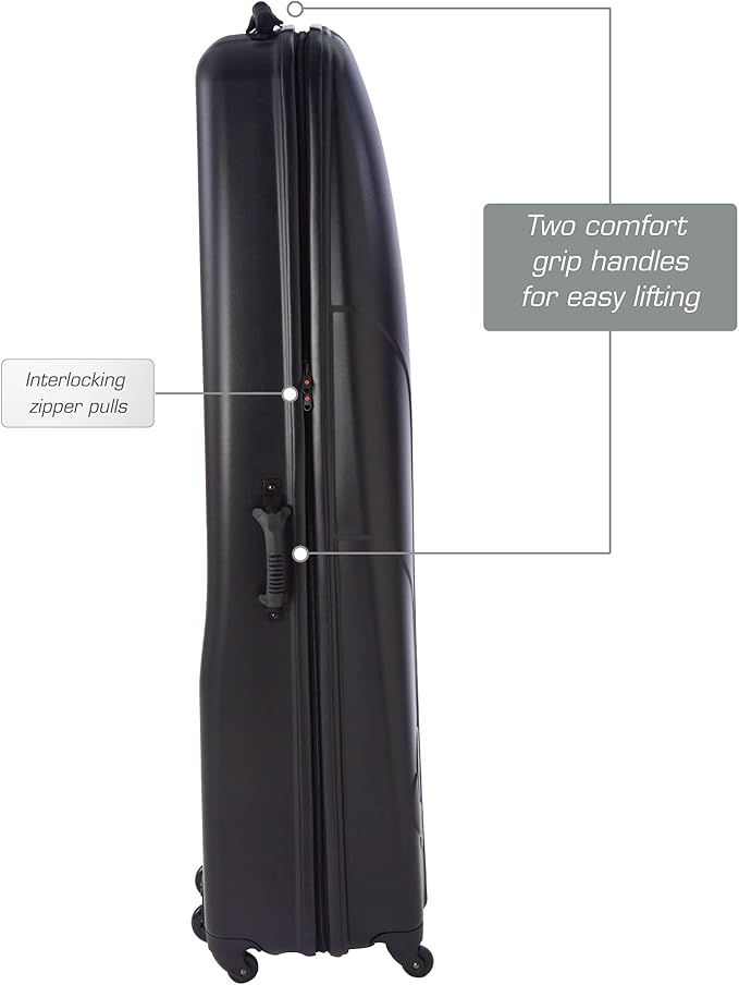 Samsonite Golf 6850 Hard Case Golf Travel Bag, Lightweight & Durable ABS Shell, Multi-Directional Wheels