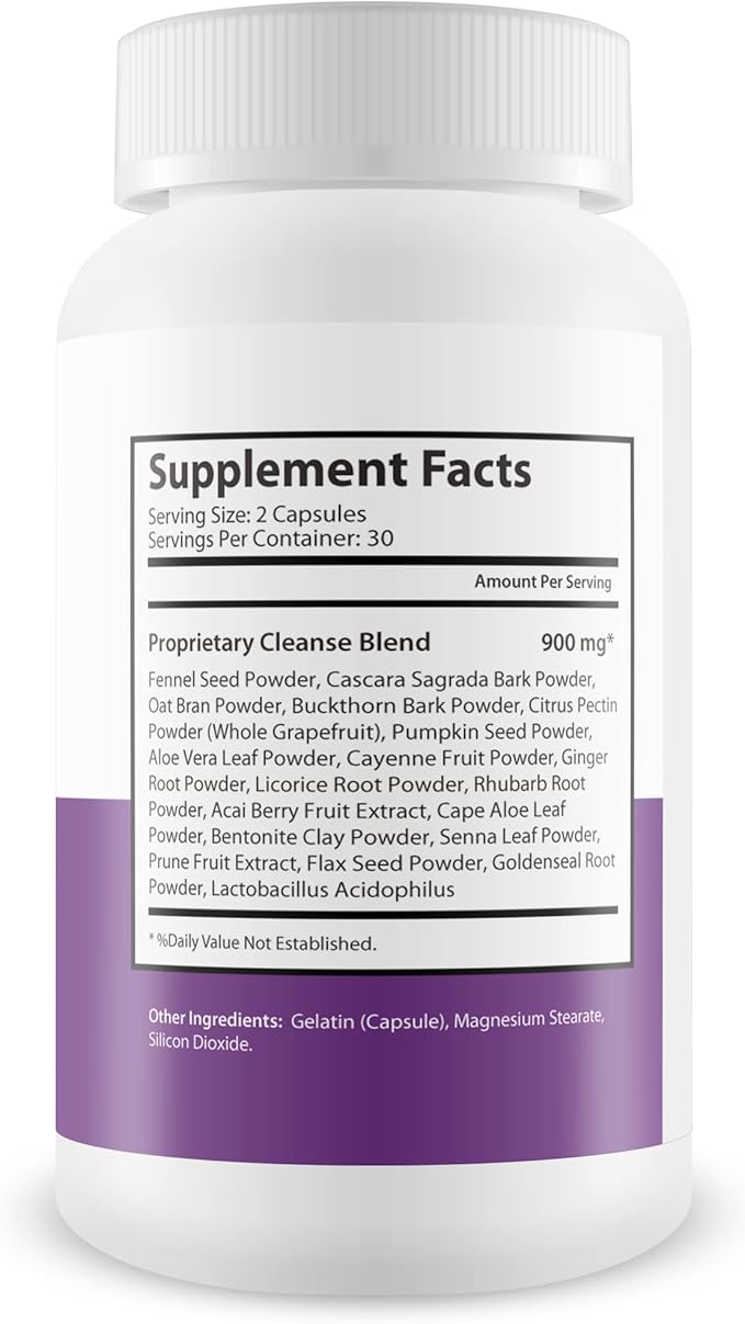 Pro Herba RX Keto Cleanse - Herbal Formula w/Probiotics - Keto Cleanse & Detox Naturally - Numerous Health Benefits - Help Cleanse Body of Toxins & Impurities - Support Energy, Digestion & Gut Health