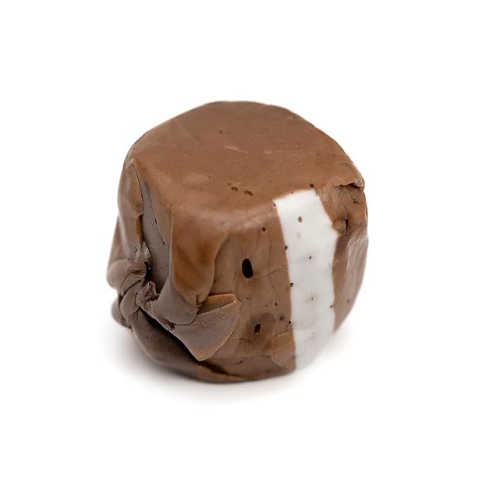 Taffy Shop Gimme S'more, Graham Cracker, Chocolate, Marshmallow Salt Water Taffy – Gourmet Soft Chewy Candy, Bulk Sweet Snack, Fresh Gift & Gluten-Free, 35 Individually Wrapped Pieces (7oz)
