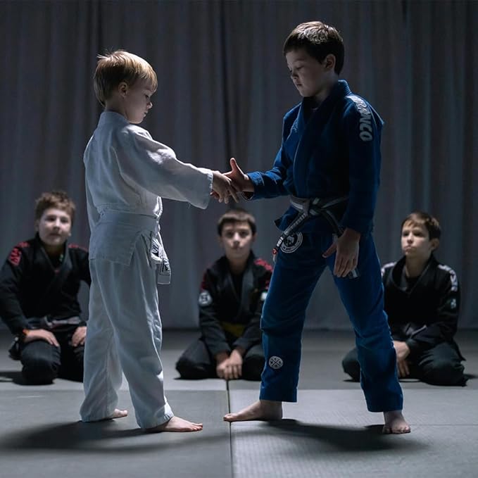 MSMAX Karate Gi for Kids Students Martial Arts Training Uniform with Belt for Judo and Karate Taekwondo Jiu Jitsu