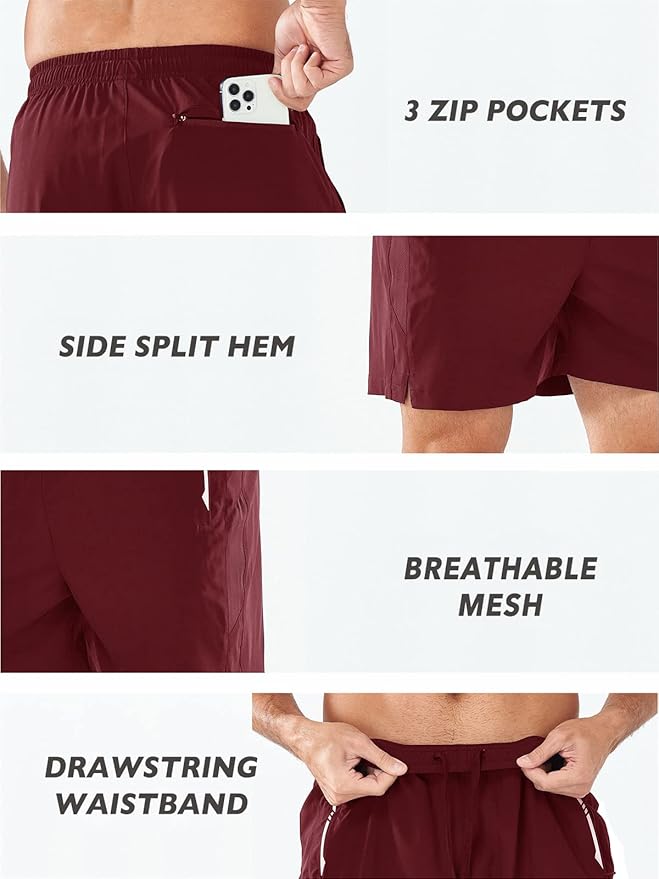 NORTHYARD Men's Running Athletic Shorts 5"/ 7"/ 9" Workout Gym Short Tennis Quick Dry Active Sport Hiking Basketball