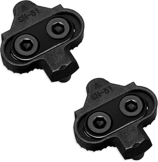Bike Cleats Compatible with Shimano SPD SH51,for MTB Cleat Set Suitable for Men Women Indoor Mountain Outdoor Road Cycling