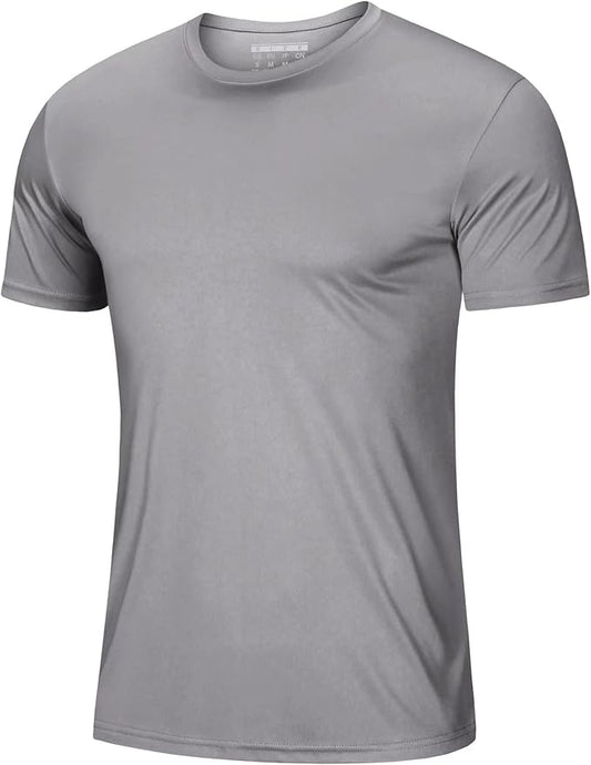 MAGCOMSEN Men's Short Sleeve UPF 50+ T-Shirt Quick Dry Rash Guard Athletic Running Swim Top Tee Performance Water Shirts
