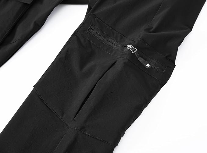 YSENTO Women's Hiking Pants Lightweight Stretch Quick Drying UPF 50 Camping Travel Work Cargo Pants 6 Pockets