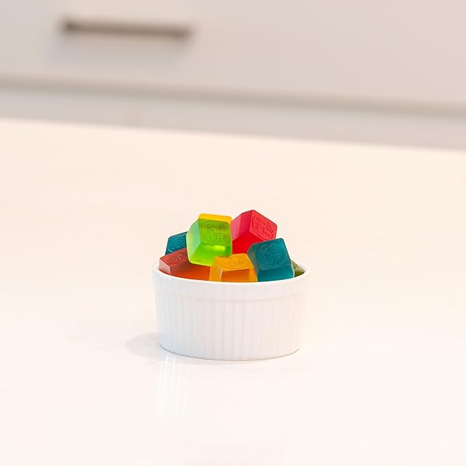 MAGICAL BUTTER Organic Premium Cherry Gummy Mix - Low Calorie Zero Sugar Snacks, Sugar-Free, Healthy Candy for Adults
