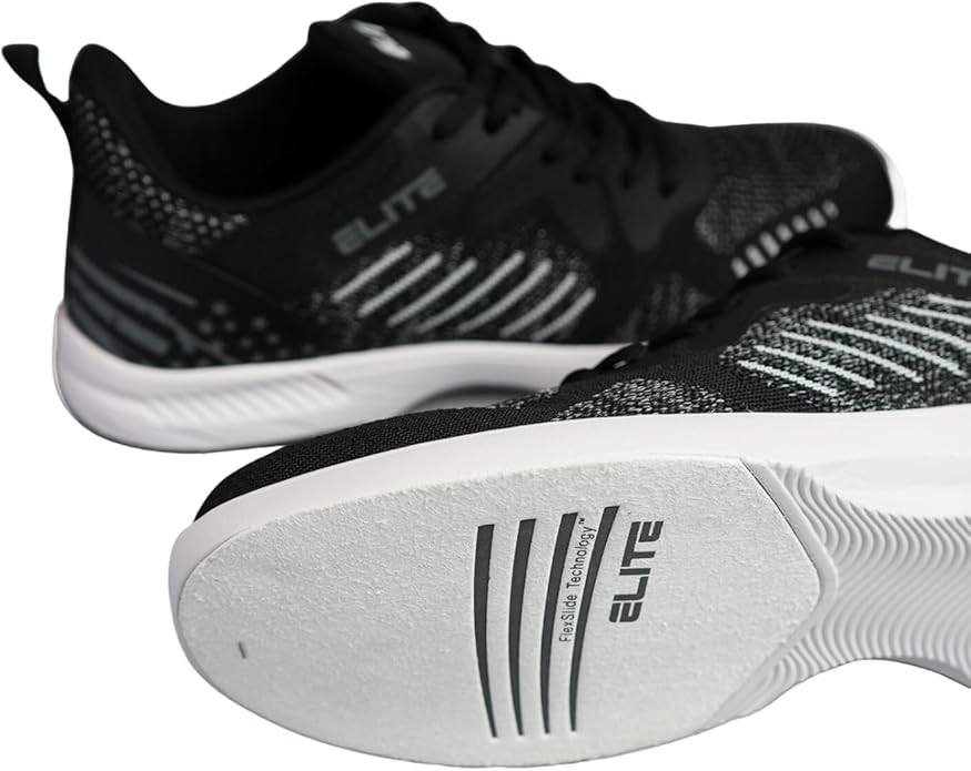 ELITE Men's Freedom USA Flag Bowling Shoes - Universal Sliding Soles, Lightweight, Comfortable with Patriotic Design