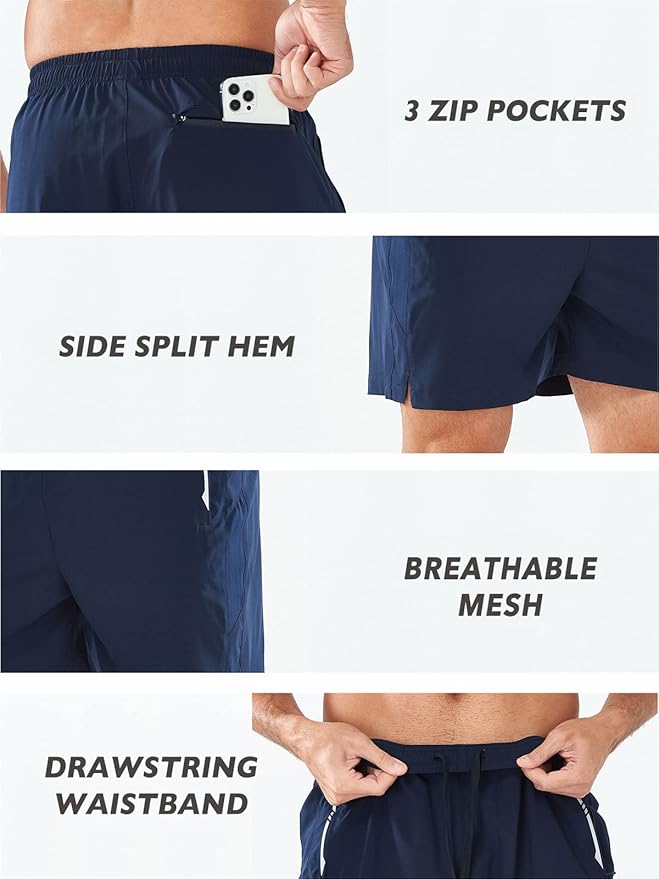 NORTHYARD Men's Running Athletic Shorts 5"/ 7"/ 9" Workout Gym Short Tennis Quick Dry Active Sport Hiking Basketball