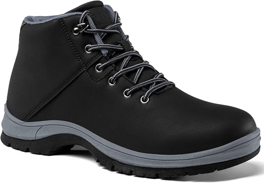 Mens Lightweight Hiking Boots Water Resistant Mid Ankle Work Casual Hiker Trekking Outdoor Boots Anti Slip Hiking Shoes
