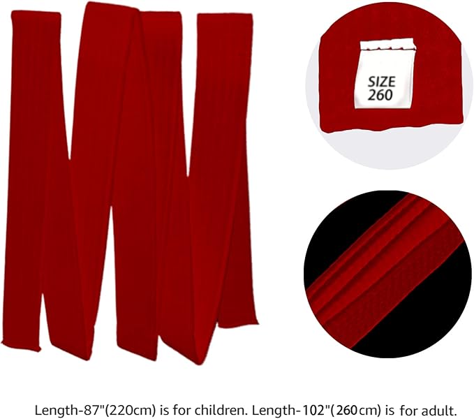 8.6ft Long Soft Belt for Martial Arts Karate Taekwondo Judo