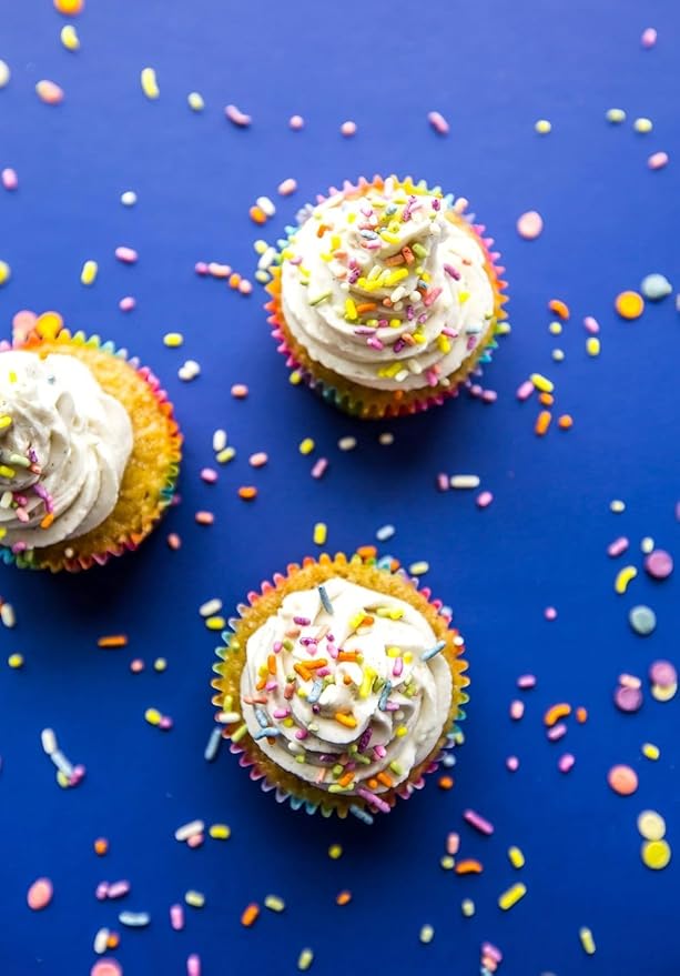 LillyBean Gluten Free Vanilla Bean Buttercream Frosting Mix with No Artificial Colors - Dairy and Soy Free, Vegan Icing for Decorating Cakes, Cupcakes, Cookies - 12 oz
