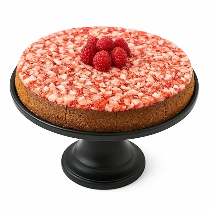 Andy Anand Sugar Free Raspberry Coconut Chocolate Cheesecake 9" - Luxurious Triple Chocolate Truffle, Zero Added Sugar, Handcrafted with Real California Cream Cheese (2.8 lbs)
