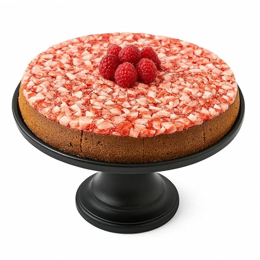 Andy Anand Sugar Free Raspberry Coconut Chocolate Cheesecake 9" - Luxurious Triple Chocolate Truffle, Zero Added Sugar, Handcrafted with Real California Cream Cheese (2.8 lbs)