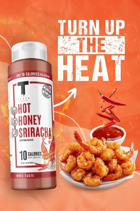 Taste Flavor Co. Wing Sauce and Marinade, Great Tasting, Keto Friendly, Low-Calorie Sauce (Sweet Honey Mustard)