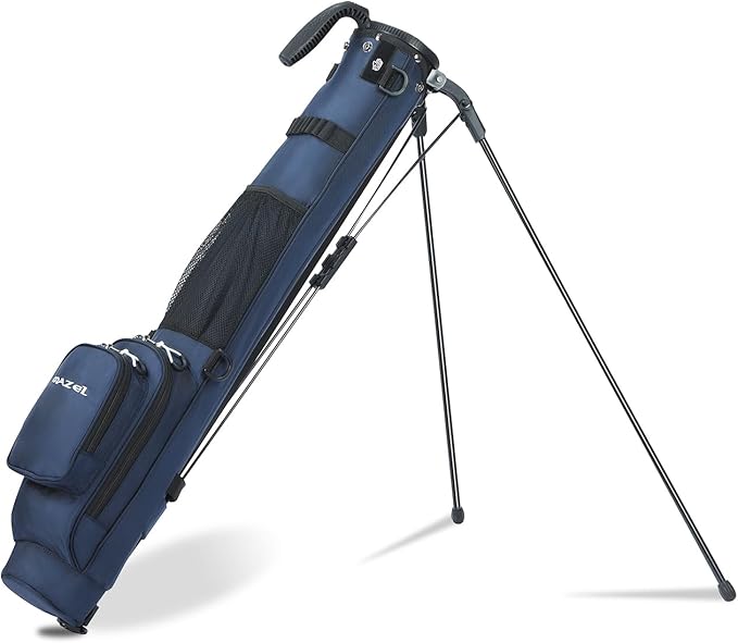 MAZEL Lightweight Golf Bag for Men – Easy to Carry Golf Clubs Bag with Shoulder Strap,Pitch n Putt Golf Stand Bag for Driving Range,Par 3 and Executive Courses - Fit Up to 8 Clubs