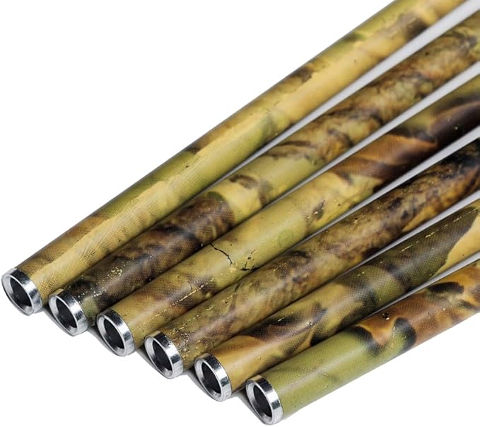 Archery 30" 32" 400 500 Spine Carbon Hunting Arrows Turkey Feather for Compound Recurve Bow Longbow Practice Target Camo Arrow Pack of 12PCS