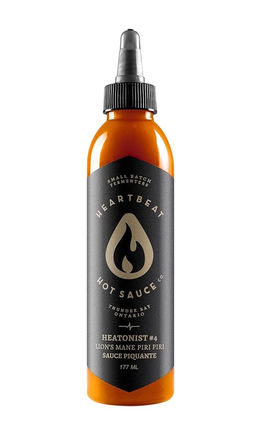 Heartbeat Hot Sauce Co. | Lion's Mane Piri Piri, 6 oz.