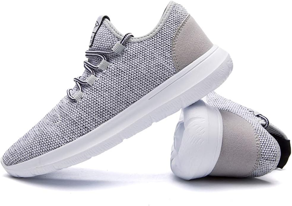 KEEZMZ Men's Running Shoes Fashion Breathable Sneakers Mesh Soft Sole Casual Athletic Lightweight