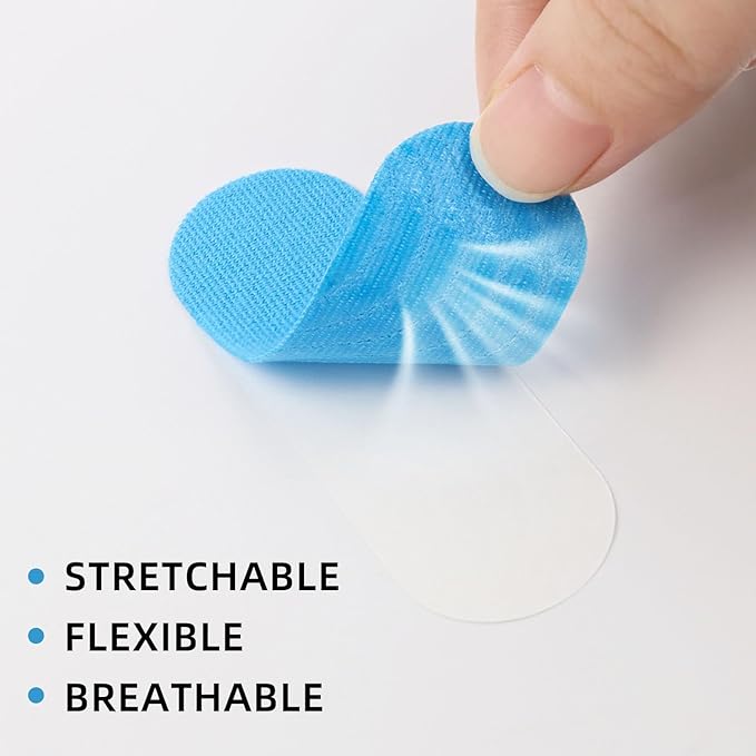 40 Pcs Bowling Thumb Tape Elastic Bowling Finger Tape Protective Performance Tape for Bowlers Sport Tape for Bowling Finger Protection Bowling Finger Protector Bowling Accessories for Men Women (Blue)
