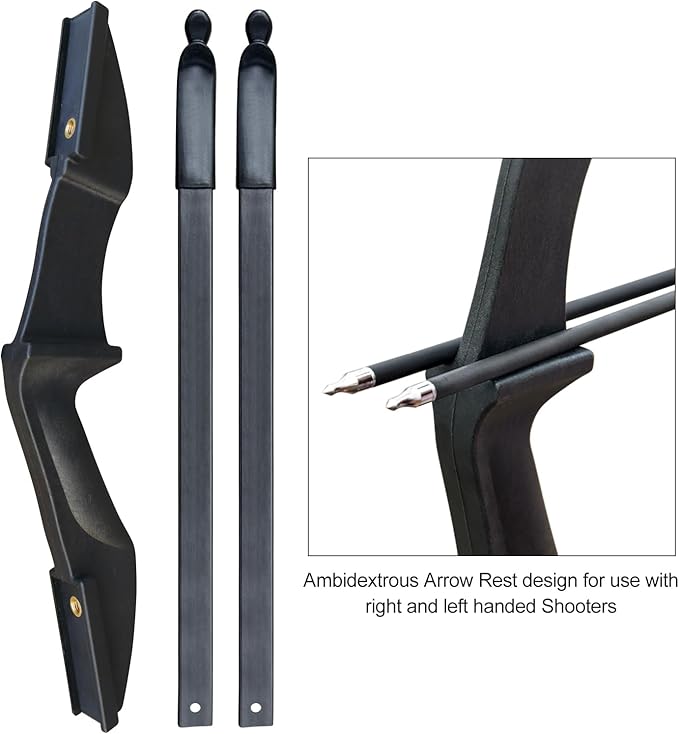 D&Q Archery Bow and Arrow Set for Adults Beginner Teenagers Youth, Takedown Recurve Bow 20lbs 30lbs 40lbs Left and Right Handed Bow, Recurve Bow Set for Outdoor Target Practice