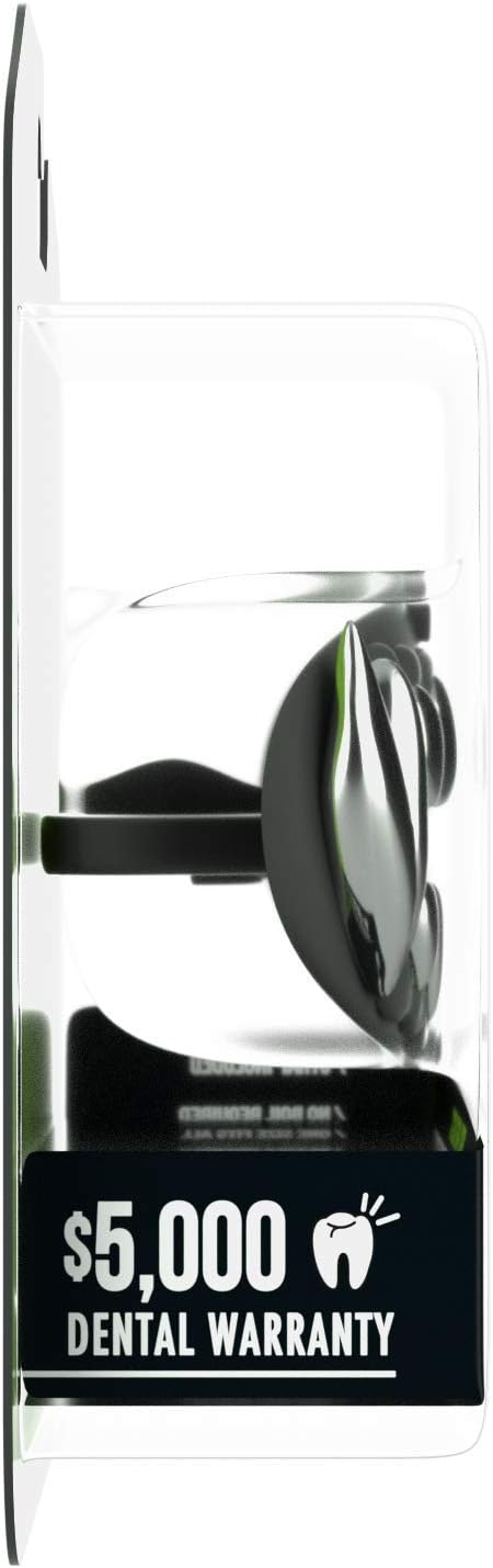 Loudmouth Football Mouth Guard - 3D Chrome Beast Football Mouthpiece, Fits Adult & Youth Ages 5+, Accessories Mouth Guard (3D Beast - Chrome Black/Silver)