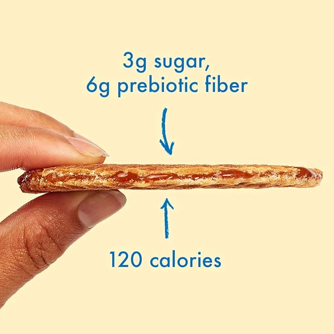 Rip Van Wafels Honey & Oats Stroopwafels - Healthy Snacks - Non GMO Snack - Keto Friendly - Office Snacks - Low Sugar (3g) - Low Calorie Snack - 48 Count (Pack of 1)