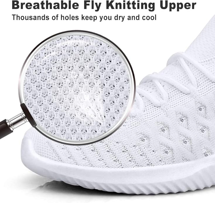 Feethit Mens Slip On Walking Shoes Lightweight Breathable Non Slip Running Shoes Comfortable Fashion Sneakers for Men