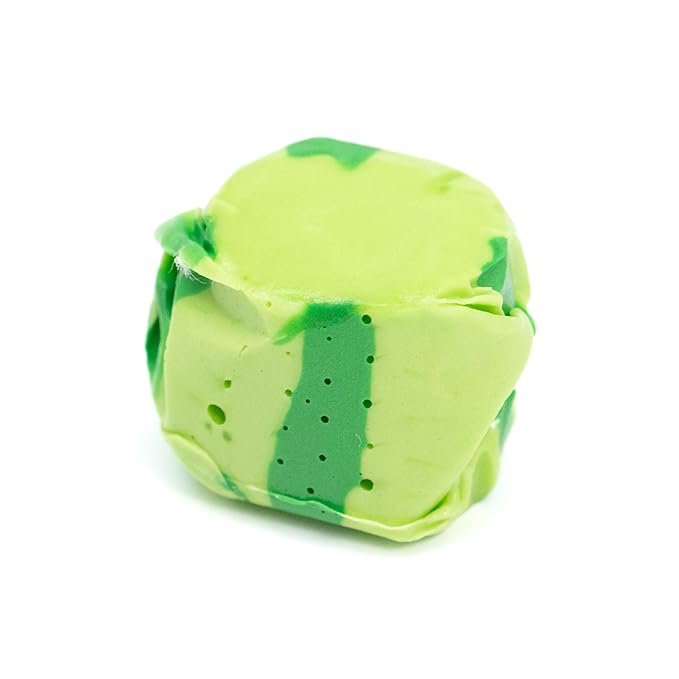 Taffy Shop Blimey Limey, Lime Salt Water Taffy – Gourmet Soft Chewy Candy, Bulk Sweet Snack, Fresh Gift & Gluten-Free, 35 Individually Wrapped Pieces (7oz)